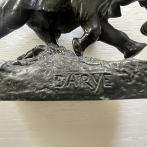 Barye, éléphant courant du Sénégal