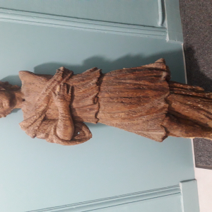 Héritage vieille sculpture bois