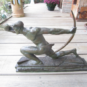 Pierre LE FAGUAYS Bronze tireur à l'arc