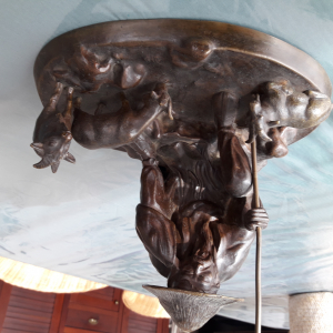 berger chinois en bronze,