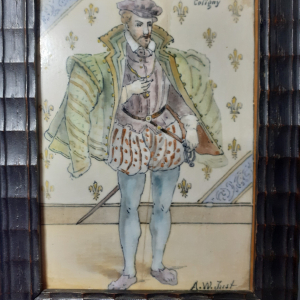 petit cadre avec céramique