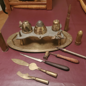 Ancrier guerre 14 18 avec accessoires