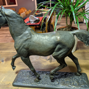 Cheval bronze Fratin