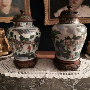 2 potiches chinoises anciennes