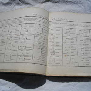 grammaire hébraique en tableaux