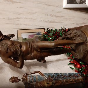 Statue bronze 40 cm "POETE" par Rancoulet