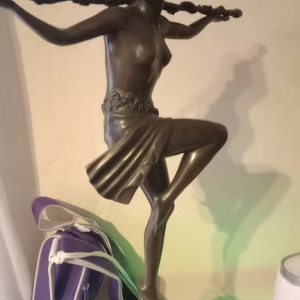 grande sculpturE bronze art deco signé TURPIN