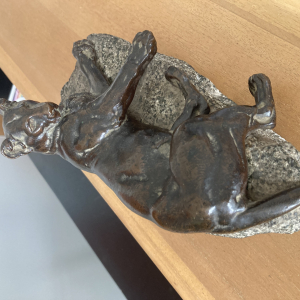 Lionne couchée Charles Valton