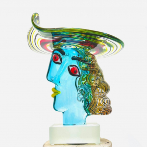 Sculpture en verre de Murano de Walter furlan