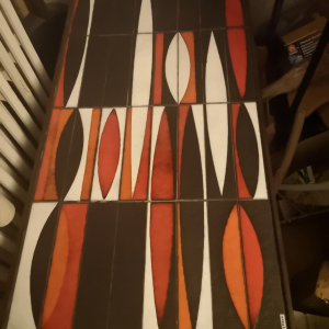 Table basse vintage signée Roger Capron