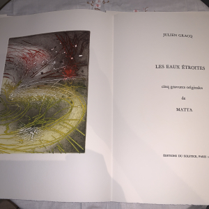 Les Eaux étroites - MATTA Roberto et  GRACQ Julien 1989