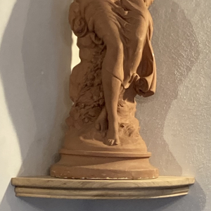 Baigneuse en plâtre