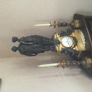 Horloge bronze Victor Paillard 19 eme