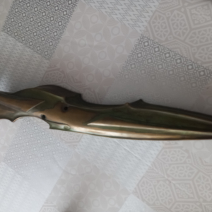 Bronze cristian todié le violon deformé