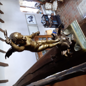 Ange au fouet sur crabe