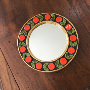 Miroir ceramique rond