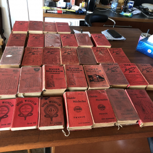 Lot de guide Michelin