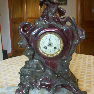 Pendule à personnage  Alfred  Renolleau