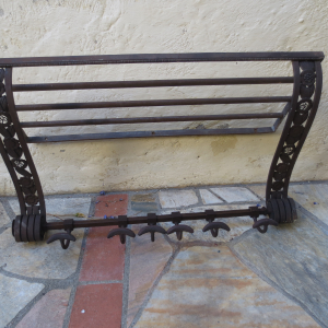 porte manteau fer forgé signé E.BRANDT