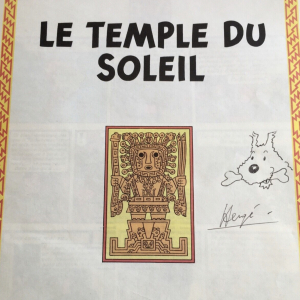 Dessin dédicace Milou Hergé Tintin sur Bd