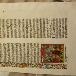 Feuillet de la mer des histoires, 1er volume, 1488