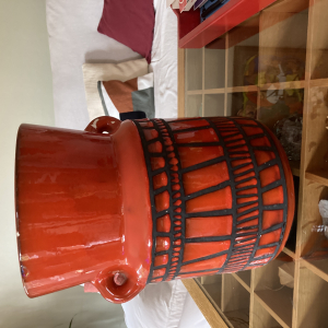 Grand vase en céramique émaillée