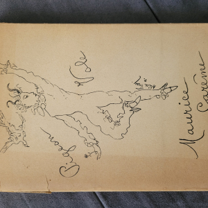 1ere édition de 1958 de "Pigeon vole", recueil de poèmes de Maurice Carême (1899-1978)