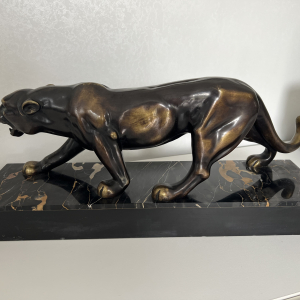 Panthère en bronze