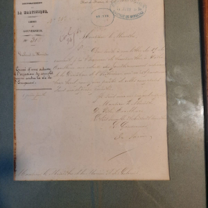 Lettre de 1870 et complot contre l'Empereur