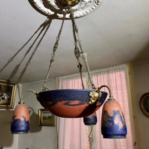 Lustre pâte de verre