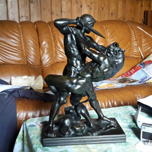 Thésée et le minautore  BARYE  POIDS  13KG200