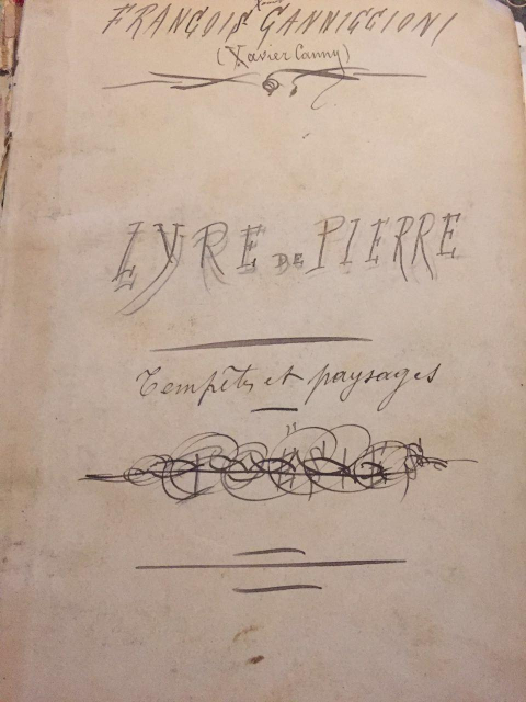 
															Lyre de pierre de Fronçois Gannigioni
														