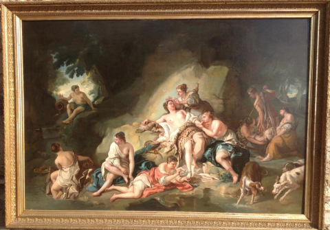 
															Le repos de Diane signé Jules LEFEBVRE
														