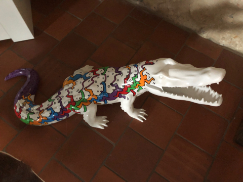 
															orlinski crocodile Keith Haring
														