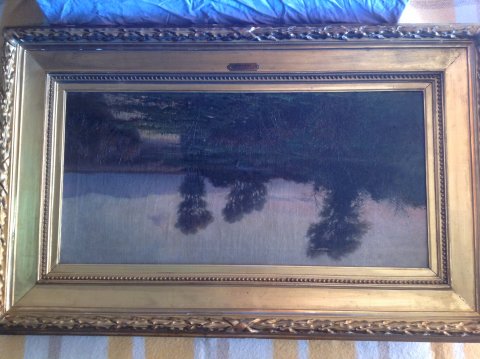 
															antoine CHINTREUIL ,peinture sur toile
														