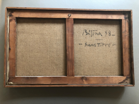 
															Albert  BITRAN / huile sur toile/ 1958
														