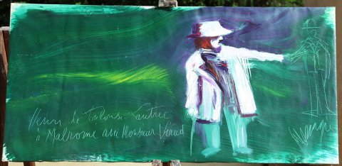 
															Henri de Toulouse Lautrec à Malromé avec Monsieur Viaud
														