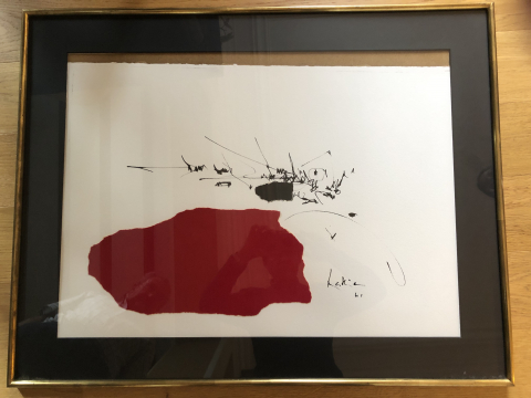 
															Tableau signé Georges Mathieu
														