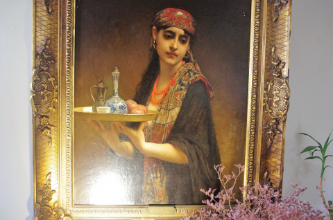 
															tableau de Jules Lefebvre  signé et daté 1878
														