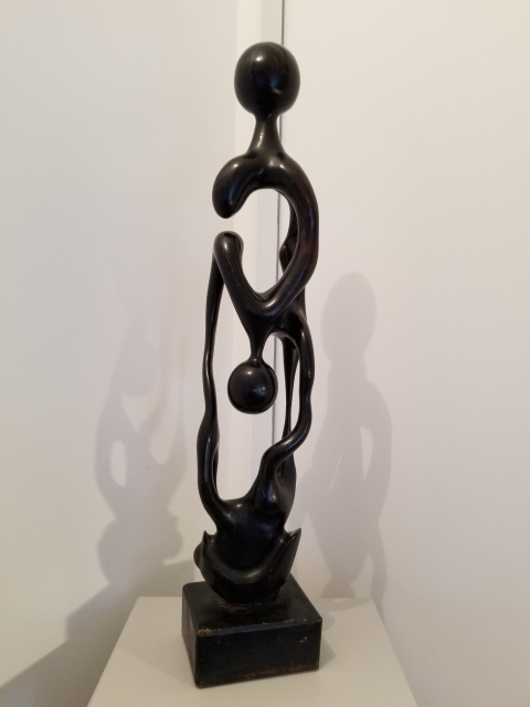 
															Agustin Cardenas Totem Bois titré " Sans Magique" 1951.
														