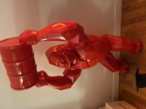 
															KONG BARIL - Richard Orlinski Rouge
														