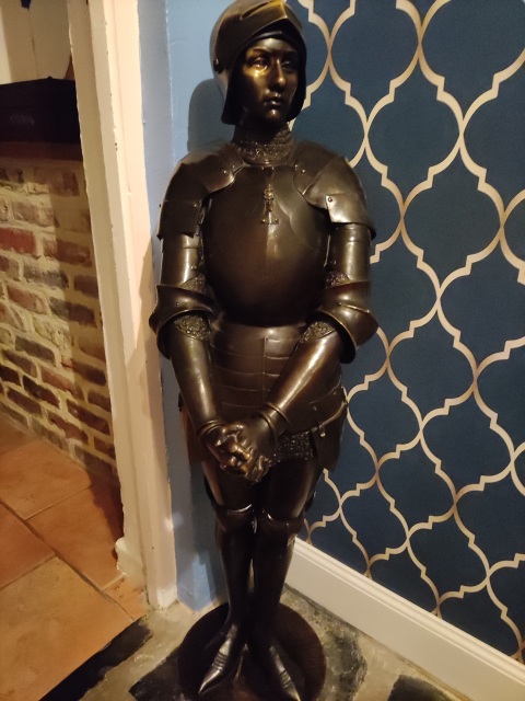 
															Bronze Jeanne d'arc enchaînée
														