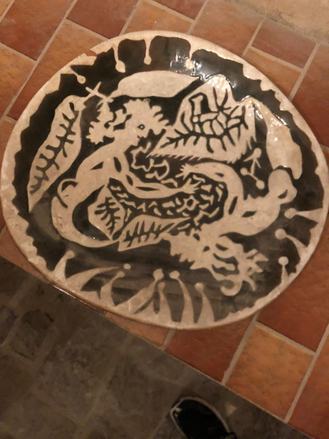 
															Plat céramique JEAN LURCAT - SANT VICENS
														