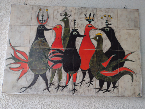 
															Panneau en carreaux de céramique
														