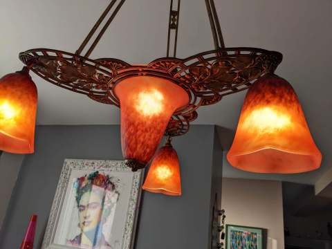 
															Lustre Arts déco Schneider
														