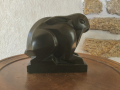 
															JJ Martel lapin en bronze
														