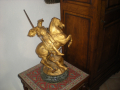 
															bronze Frémiet Saint George terrassant un dragon
														