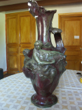
															Grand vase à personnages émaillé  Alfred  Renolleau
														